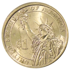 Монета 1 доллар 2015 года Р США «34-й президент США Дуайт Эйзенхауэр» (реверс)