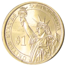 Монета 1 доллар 2015 года Р США «34-й президент США Дуайт Эйзенхауэр» (реверс)