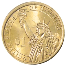 Монета 1 доллар 2015 года Р США «34-й президент США Дуайт Эйзенхауэр» (реверс)