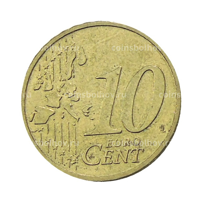 Монета 10 евроцентов 2002 года A Германия (вид 2)