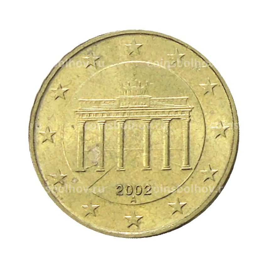 Монета 10 евроцентов 2002 года A Германия