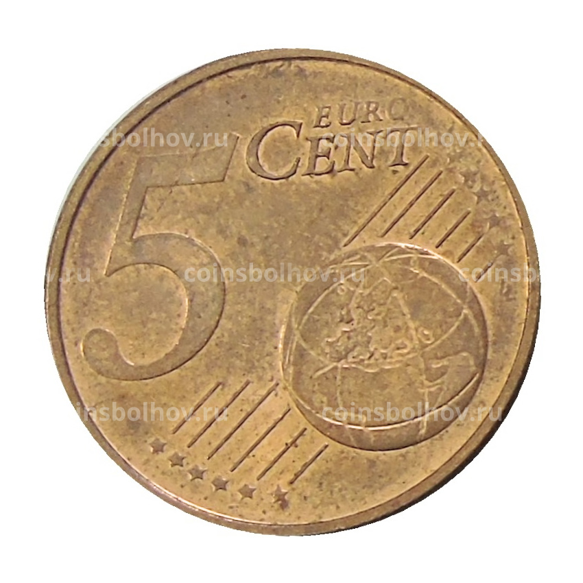 Монета 5 евроцентов 2002 года A Германия (вид 2)