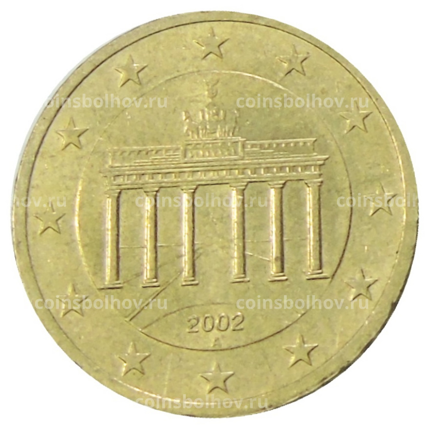 Монета 50 евроцентов 2002 года A Германия