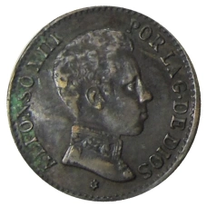 Монета 1 сентимо 1906 года Испания (аверс)