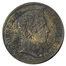 Монета 1 сентимо 1906 года Испания (аверс)