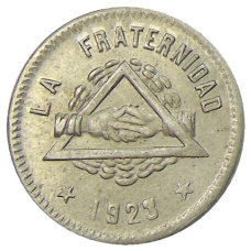 Монета 25 сентимо 1923 года Испания — Барселона (аверс)