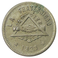 Монета 25 сентимо 1923 года Испания — Барселона (аверс)