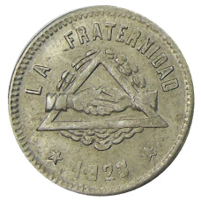 Монета 25 сентимо 1923 года Испания — Барселона (аверс)