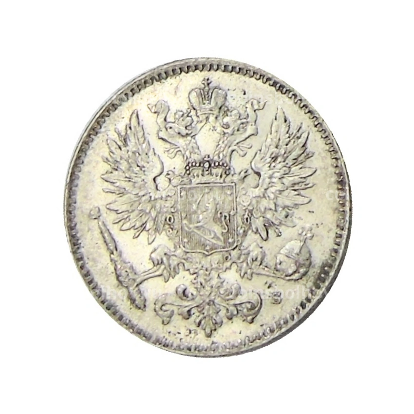 Монета 50 пенни 1917 года Русская Финляндия (вид 2)