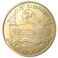 Монета 5 фунтов 1992 года Остров Мэн (аверс)