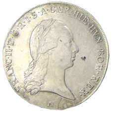 Монета 1 кроненталер 1793 года A Австрийские Нидерланды (аверс)