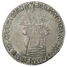 Монета 1 дукат 1795 года Голландия — Зеландия (аверс)