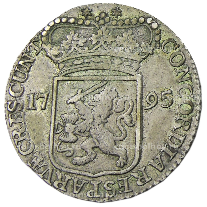 Монета 1 дукат 1795 года Голландия — Зеландия (вид 2)