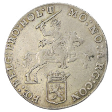 Монета 1/2 дукатона 1770 года Голландия — Западная Фрисландия (аверс)