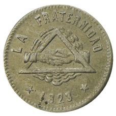 Монета 25 сентимо 1923 года Испания — Барселона (аверс)