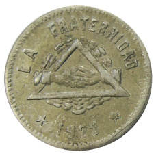 Монета 25 сентимо 1923 года Испания — Барселона (аверс)