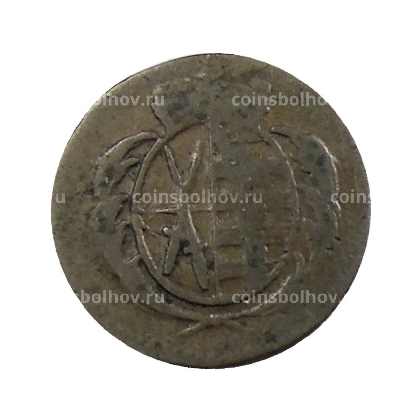 Монета 1 геллер 1805 года Германские государства — Саксония (вид 2)