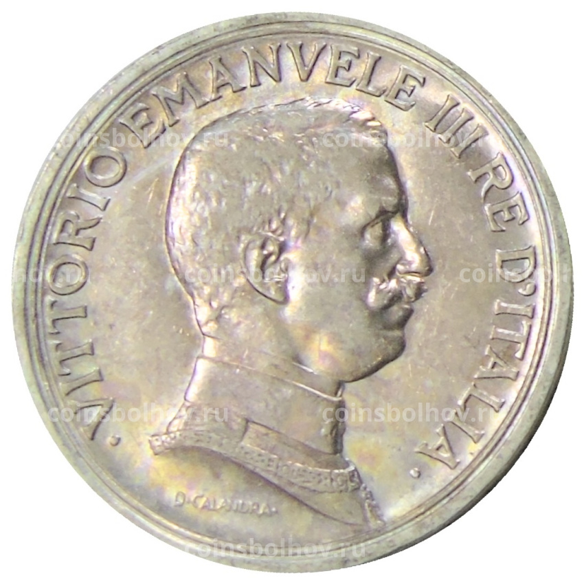 Монета 2 лиры 1916 года Италия (вид 2)