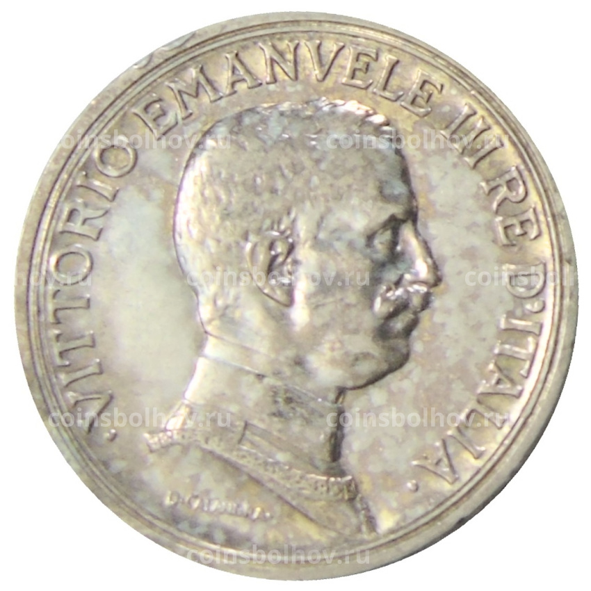 Монета 2 лиры 1916 года Италия (вид 2)