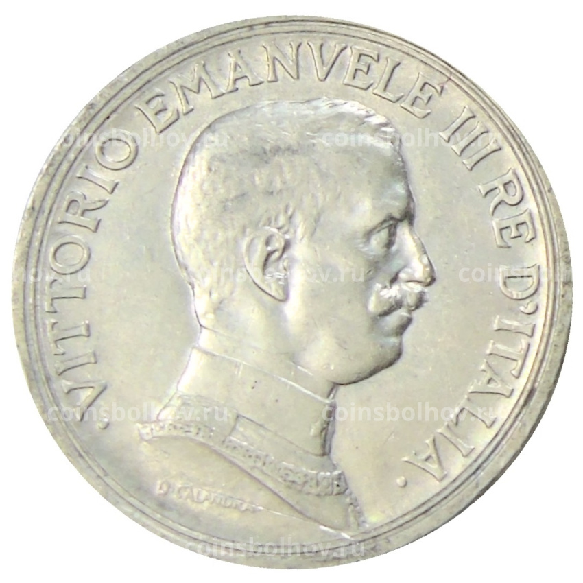 Монета 2 лиры 1916 года Италия (вид 2)