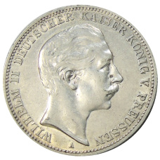 Монета 3 марки 1909 года А Германия (Пруссия) (аверс)