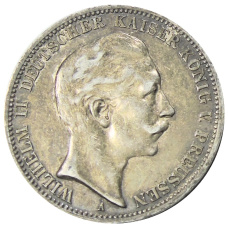 Монета 3 марки 1911 года А Германия (Пруссия) (аверс)