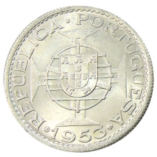 Монета 10 эскудо 1953 года Кабо-Верде (Португальская колония) (аверс)