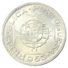 Монета 10 эскудо 1953 года Кабо-Верде (Португальская колония) (аверс)