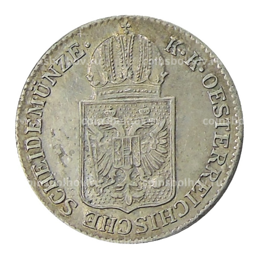 Монета 6 крейцеров 1849 года A Австрия (вид 2)