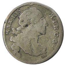 Монета 6 крейцеров 1766 года Германские государства — Бавария (реверс)