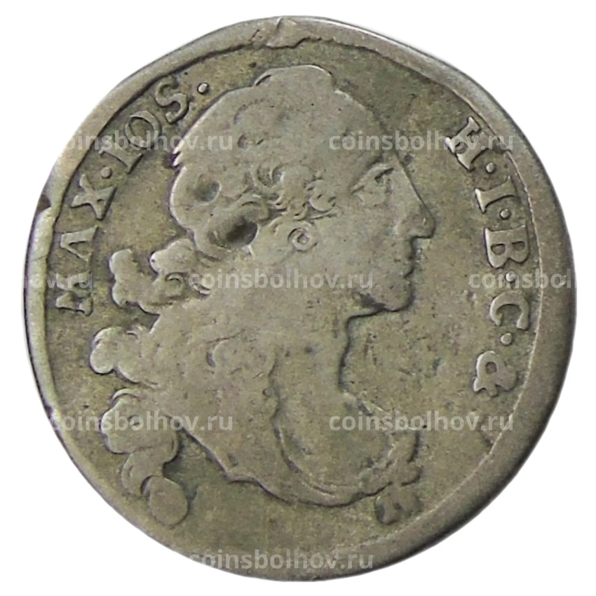 Монета 6 крейцеров 1766 года Германские государства — Бавария (вид 2)