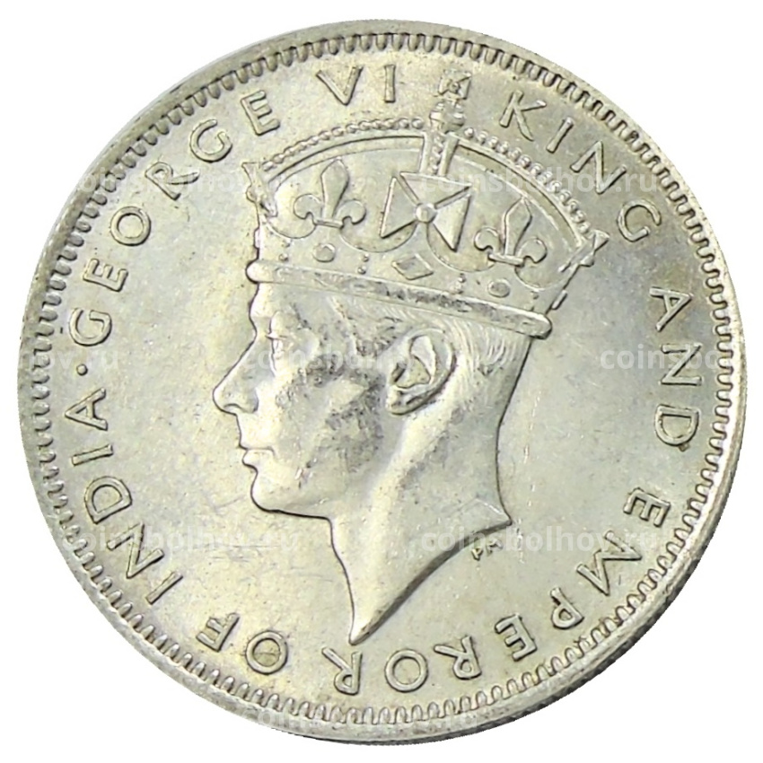 Монета 20 центов 1943 года Малайя (вид 2)