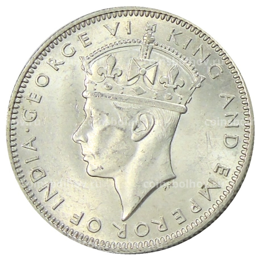 Монета 20 центов 1943 года Малайя (вид 2)