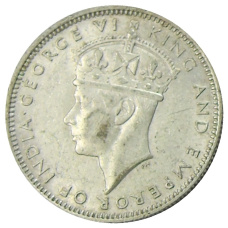 Монета 20 центов 1943 года Малайя (реверс)