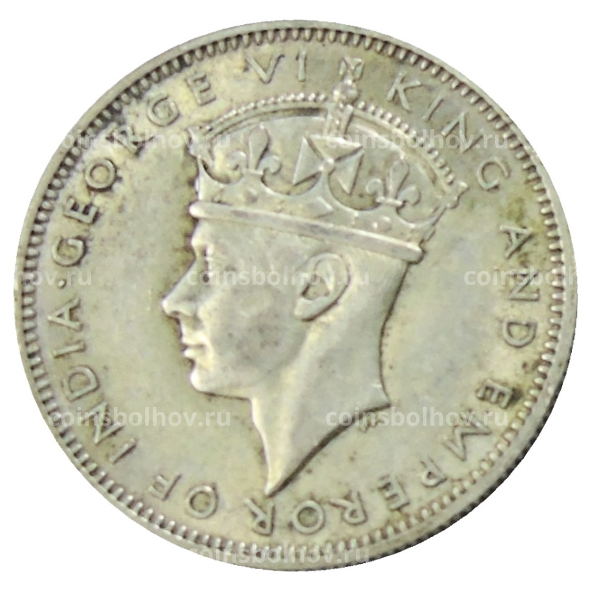 Монета 20 центов 1943 года Малайя (вид 2)