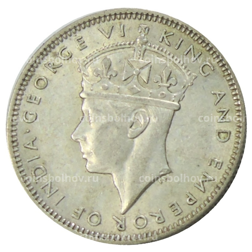 Монета 20 центов 1943 года Малайя (вид 2)