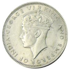 Монета 20 центов 1943 года Малайя (реверс)