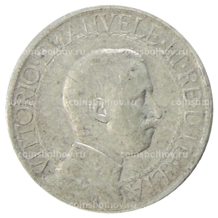 Монета 1 лира 1910 года Италия (вид 2)