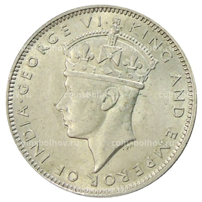 Монета 20 центов 1943 года Малайя (вид 2)