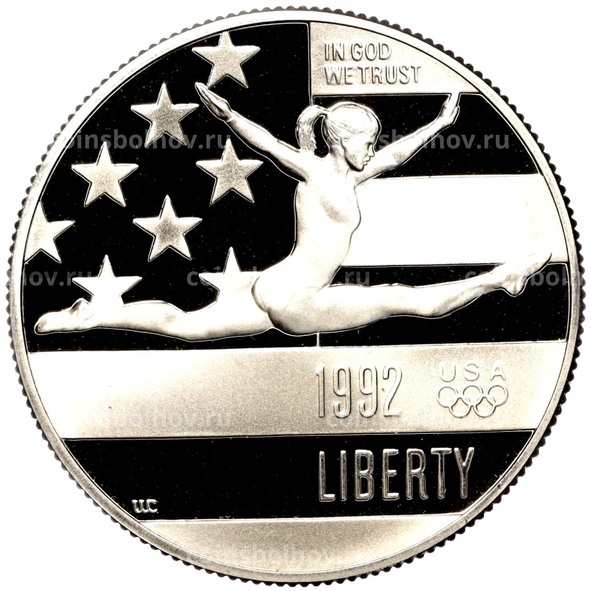 Монета 1/2 доллара (50 центов) 1992 года S США «XXV летние Олимпийские Игры 1992 в Барселоне»