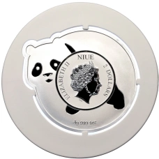 Монета 2 доллара 2022 года Ниуэ «Создать великолепную фигуру — Панда» (реверс)