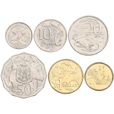 Набор из 6 монет 2025 года Австралия