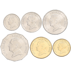 Набор из 6 монет 2025 года Австралия (реверс)