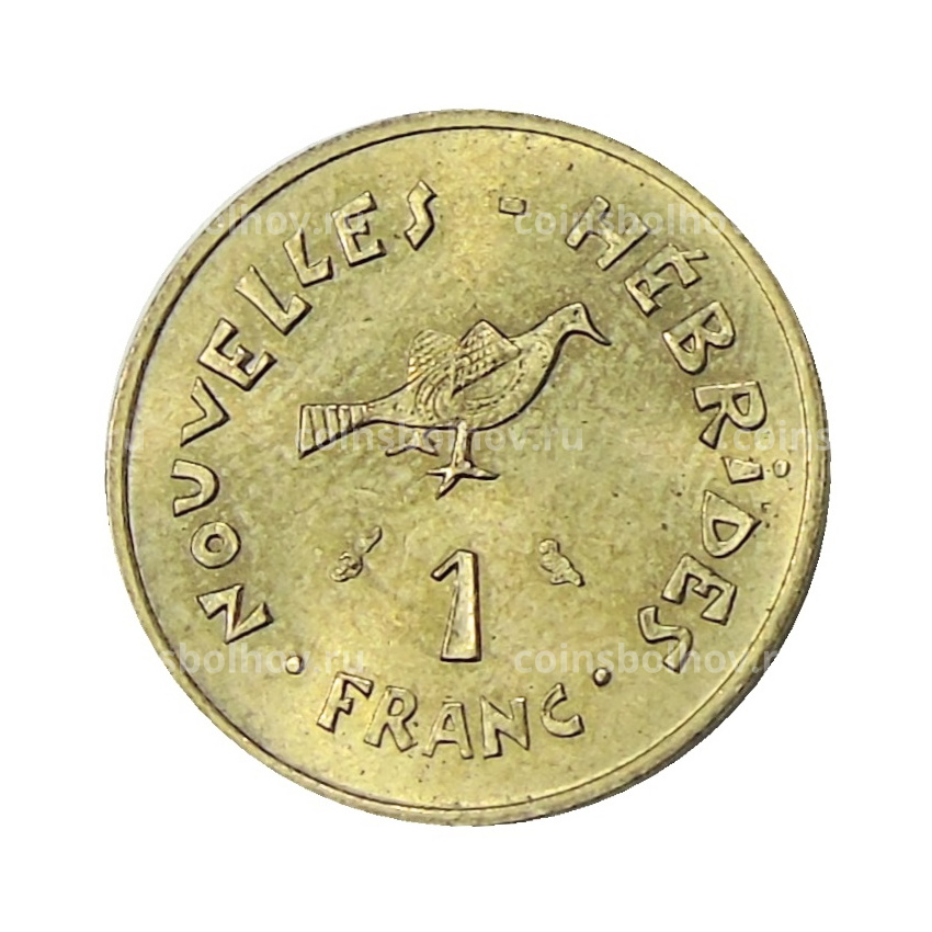 Монета 1 франк 1970 года Новые Гебриды