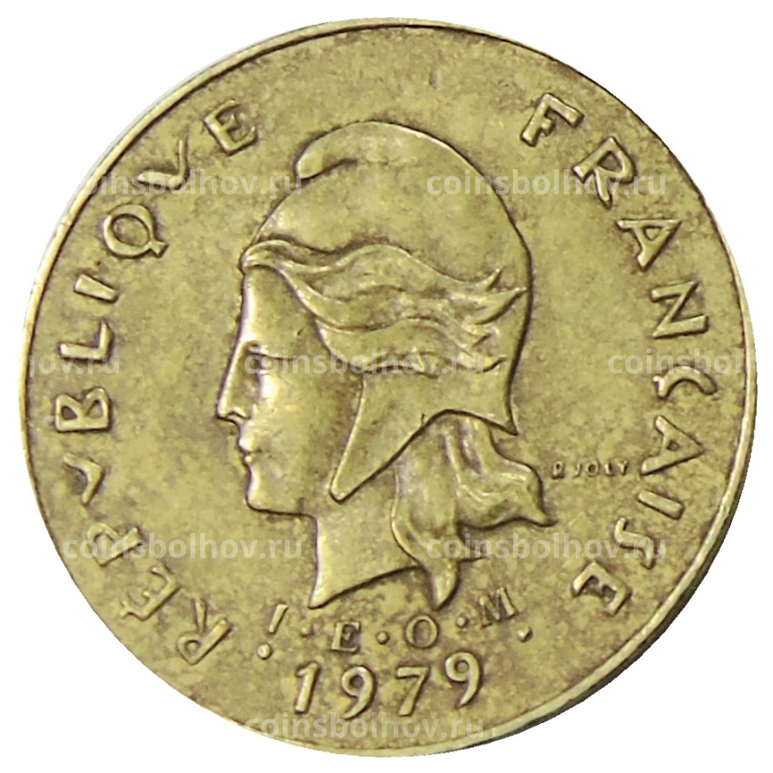 Монета 5 франков 1979 года Новые Гебриды (вид 2)