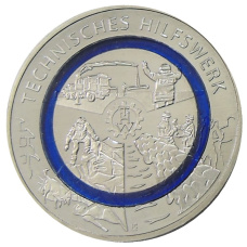 Монета 10 евро 2025 года D Германия «На службе общества — Служба технической поддержки» (аверс)
