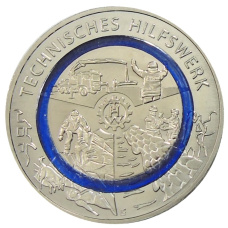 Монета 10 евро 2025 года G Германия «На службе общества — Служба технической поддержки» (аверс)