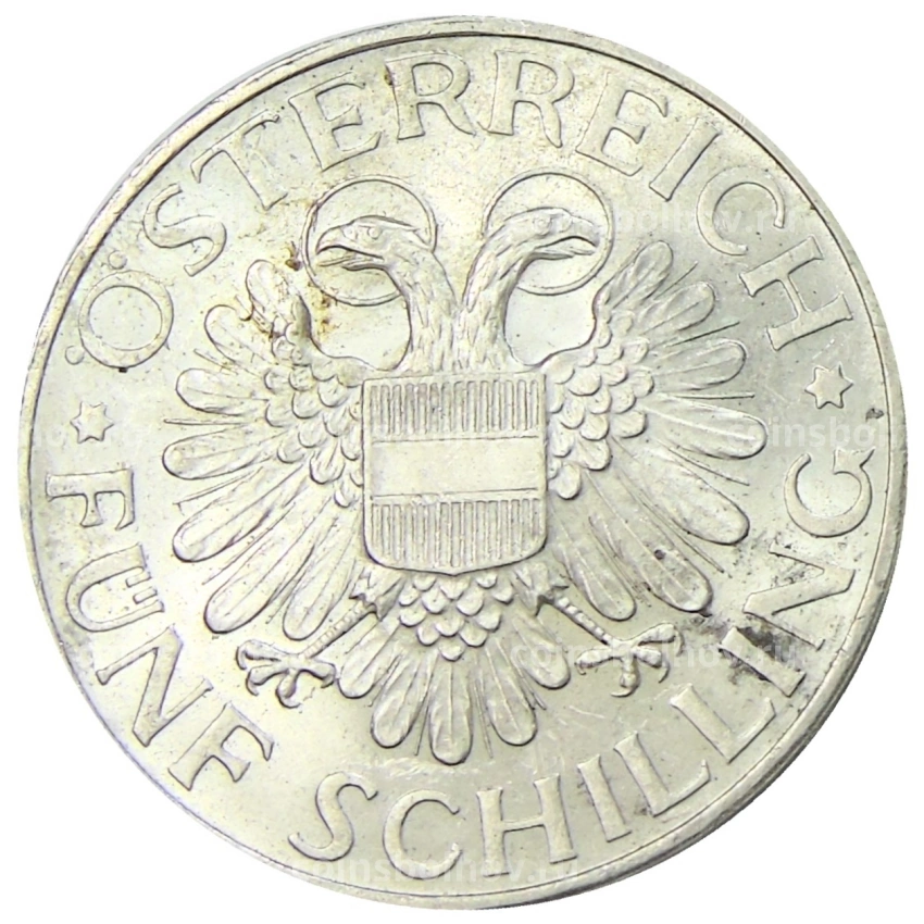 Монета 5 шиллингов 1935 года Австрия (вид 2)