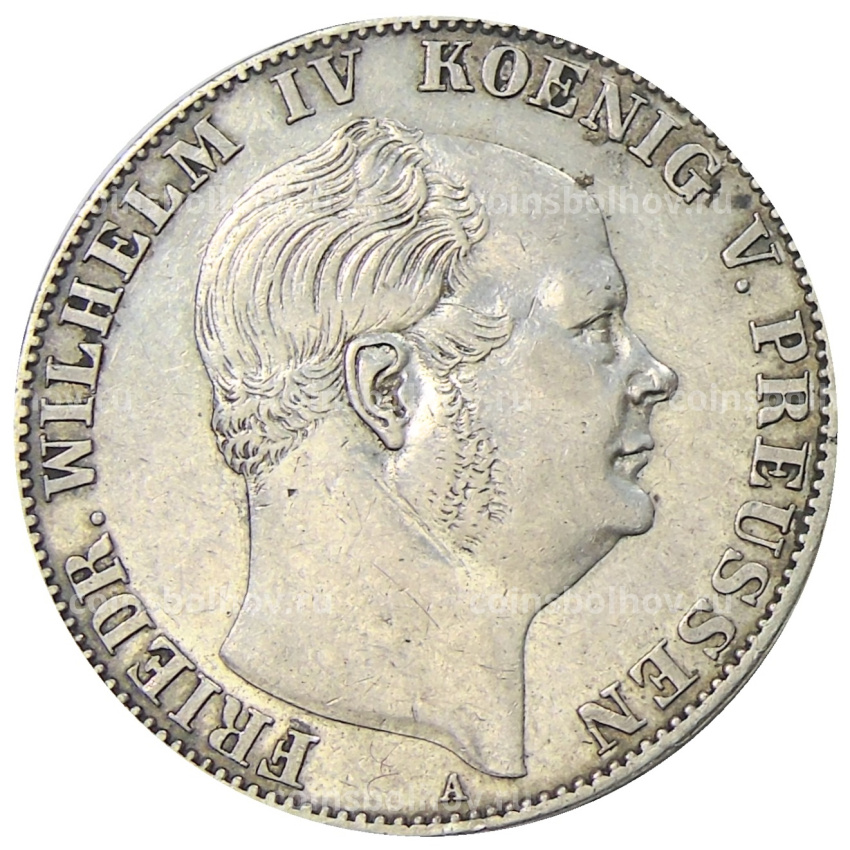 Монета 1 союзный талер 1860 года A Германские государства — Пруссия