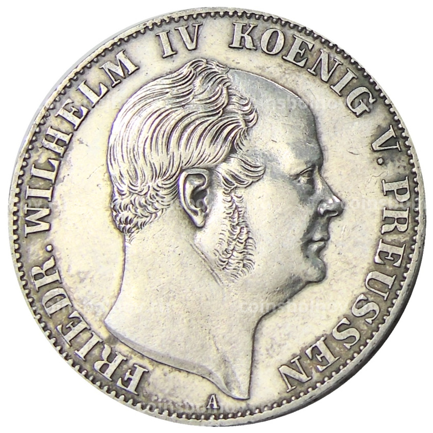 Монета 1 союзный талер 1859 года A Германские государства — Пруссия